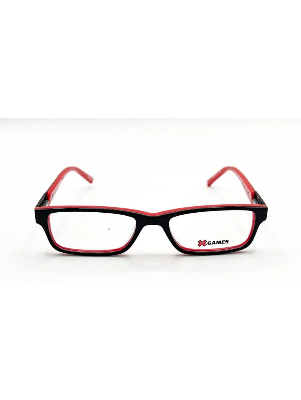 X Games Real Street 001 Black Red Authentic Eyeglasses 47-16-130